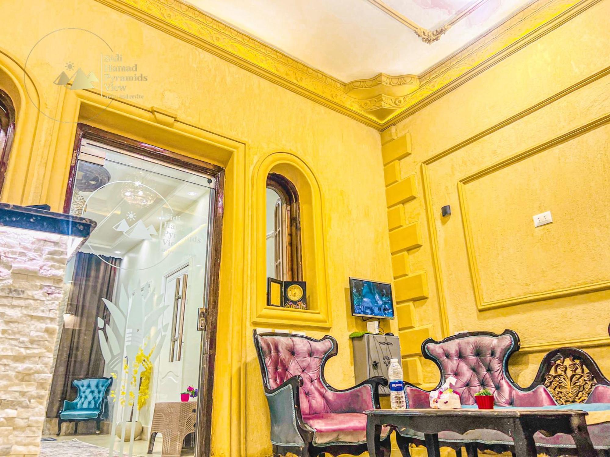 Hotel Sidi Hamad Pyramids View Kafret el-Gabal Exterior foto