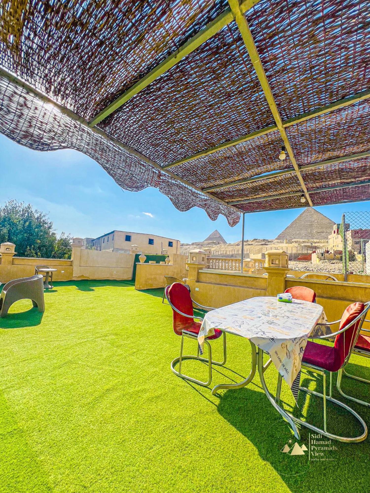 Hotel Sidi Hamad Pyramids View Kafret el-Gabal Exterior foto